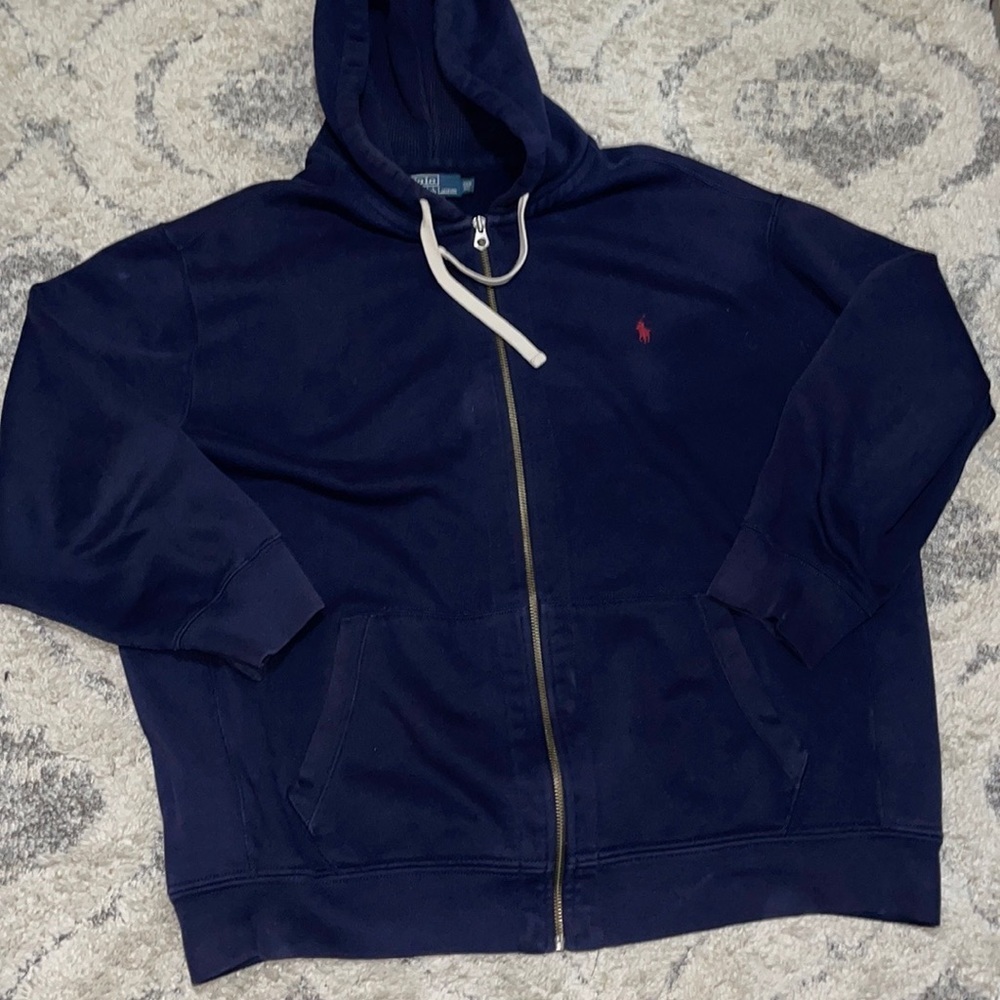 Poll Ralph Lauren Big and Tall Classic zip Hoodie